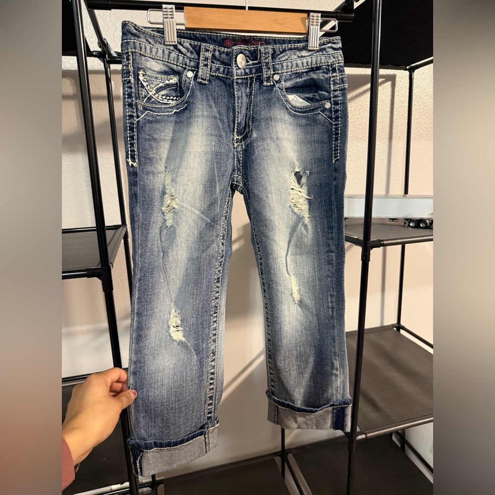 ❤️❤️clearance// No Boundaries Dark Blue Denim short